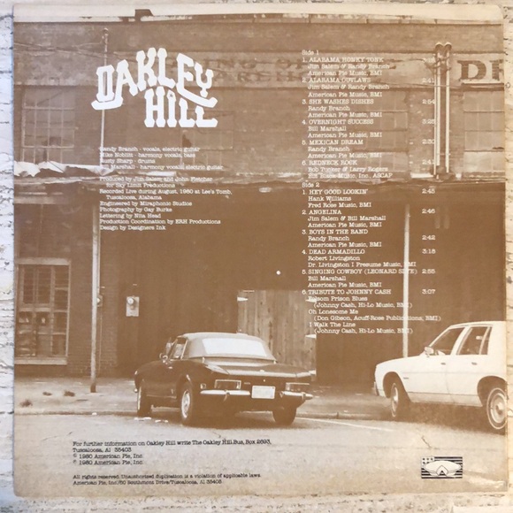 Oakley Hill Live From The Tomb Vinyl Lp '80 - Picture 7 of 8